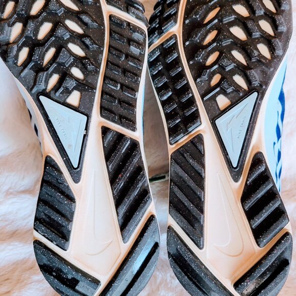 Size 7 - Mens Nike React Pegasus Trail 4 Blue - Only Worn Once! - Picture 6 of 8